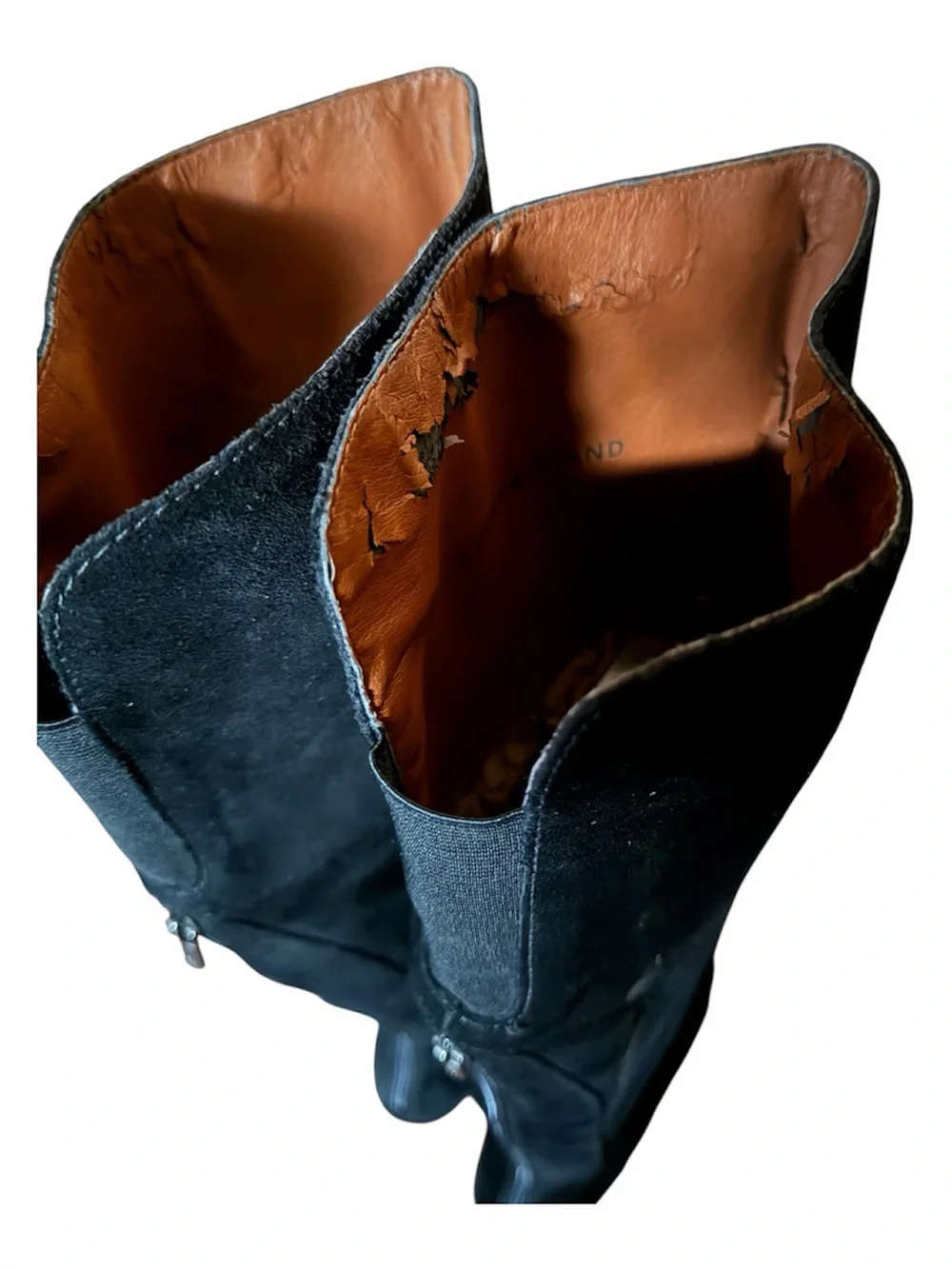 Woman’s Lucky Brand Black Over-the-Knee Suede Boots